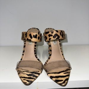 Steve Madden calf hair mule